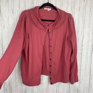Anthropologie Boden rose cardigan US 20